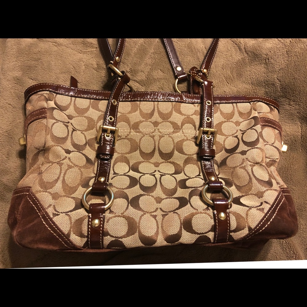 Coach brown bag